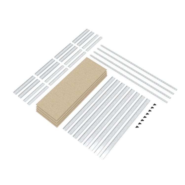 Стелаж у розібраному вигляді