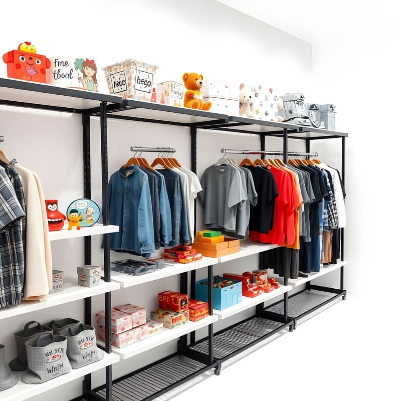 Стелажі для речей