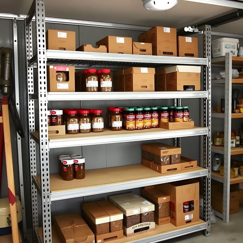 металевий стелаж для дому, гаража або підвалу