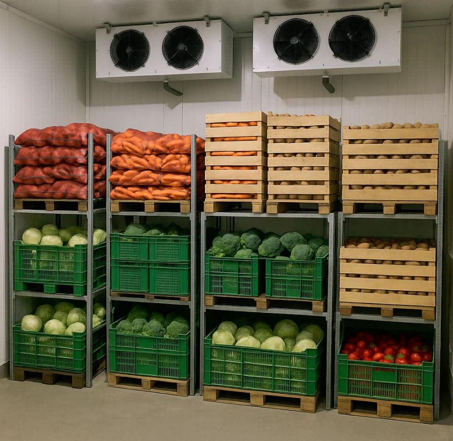 Полиці для овочів, ящиків