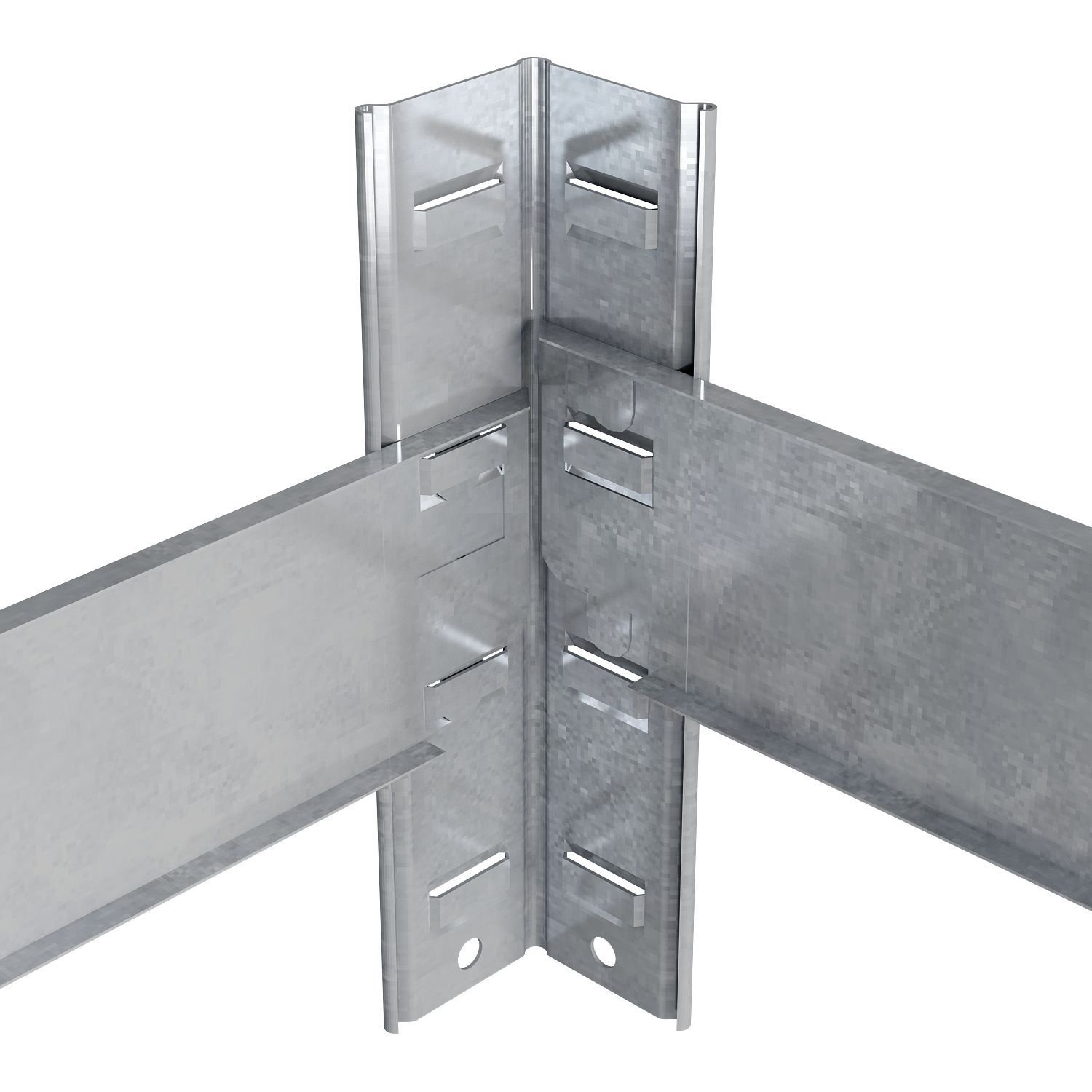 Стелажі металеві на зачепах