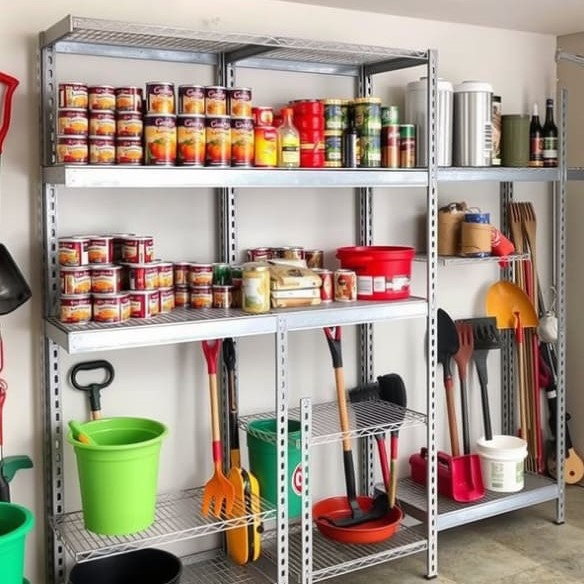 Стелаж для банок, консервації