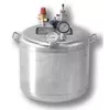 Автоклав Укрпромтех Гуд16, на 16 банок, газовий, нержавійка, 25 л., для тушонки, самопритискна кришка, фото 