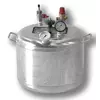 Автоклав Укрпромтех Гуд8, на 8 банок, газовый, нержавейка, 15 л., для тушенки, самоприжимная крышка, фото 