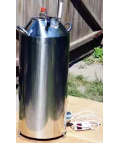 Автоклав Троян Мега-50Э, на 50 банок, электрический, нержавейка, 60 л, универсальный, для тушенки, самоприжимная крышка, фото 