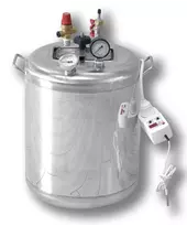 Автоклав Укрпромтех Гуд16 electro, на 16 банок, электрический, нержавейка, 25 л., универсальный, для тушенки, самоприжимная крышка, фото 