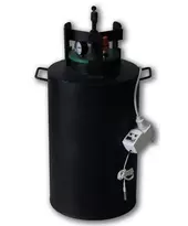 Автоклав Укрпромтех ЧЕ-24 electro, на 24 банки, электрический, углеродная сталь, 30 л., универсальный, для тушенки, крышка винт, фото 