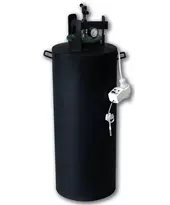 Автоклав Укрпромтех ЧЕ-40 electro, на 40 банок, электрический, углеродная сталь, 50 л., универсальный, для тушенки, крышка винт, фото 