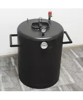 Автоклав Троян-57Э, на 57 банок, электрический, углеродная сталь, 80 л, универсальный,  для тушенки, самоприжимная крышка, фото 