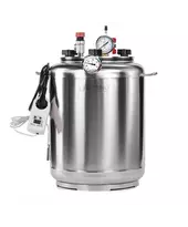 Автоклав Укрпромтех А16 electro, на 16 банок, электрический, нержавейка, 25 л., универсальный, для тушенки, крышка болты, фото 
