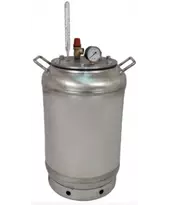 Автоклав ЛАН, на 40 банок, електричний, нержавійка, для тушонки, кришка болт, фото 