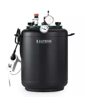 Автоклав Укрпромтех УТех16 electro, на 16 банок, электрический, углеродная сталь, 25 л., универсальный, для тушенки, крышка болты, фото 