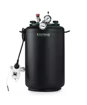 Автоклав Укрпромтех УТех24 electro, на 24 банки, электрический, углеродная сталь, 35 л., универсальный, для тушенки, крышка болты, фото 