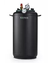 Автоклав Укрпромтех УТех32, на 32 банки, газовий, вуглецева сталь, 40 л., для тушонки, кришка болти, фото 