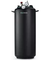 Автоклав Укрпромтех УТех40, на 40 банок, газовий, вуглецева сталь, 50 л., для тушкування, кришка болти, фото 