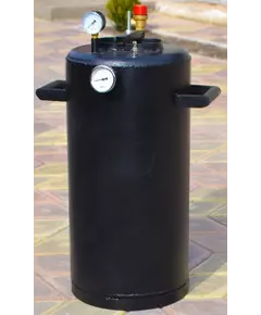 Автоклав Троян-32Э, на 32 банки, электрический, углеродная сталь, 40 л., универсальный, для тушенки, самоприжимная крышка, фото 