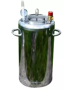 Автоклав Троян Люкс-21, на 21 банки, газовый, нержавейка, 30 л., для тушенки, самоприжимная крышка, фото 