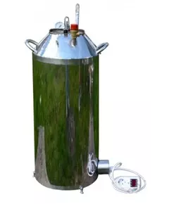 Автоклав Троян Мега-40Э, на 40 банок, электрический, нержавейка, 50 л, универсальный, для тушенки, самоприжимная крышка, фото 