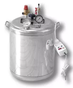 Автоклав Укрпромтех Гуд16 electro, на 16 банок, электрический, нержавейка, 25 л., универсальный, для тушенки, самоприжимная крышка, фото 