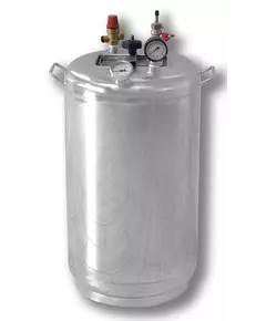 Автоклав Укрпромтех Гуд32, на 32 банки, газовый, нержавейка, 45 л., для тушенки, самоприжимная крышка, фото 