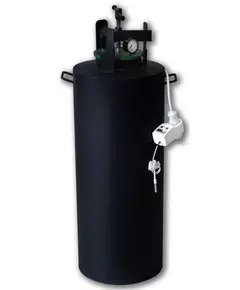 Автоклав Укрпромтех ЧЕ-40 electro, на 40 банок, електричний, вуглецева сталь, 50 л., універсальний, для тушонки, кришка гвинт, фото 