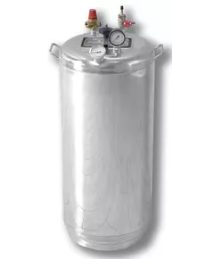 Автоклав Укрпромтех Гуд40, на 40 банок, газовый, нержавейка, 50 л., для тушенки, самоприжимная крышка, фото 