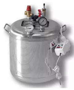 Автоклав Укрпромтех Гуд8 electro, на 8 банок, электрический, нержавейка, 15 л., универсальный, для тушенки, самоприжимная крышка, фото 