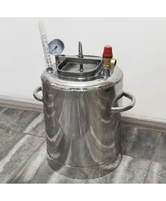 Автоклав Троян Люкс-7, на 7 банок, газовый, нержавейка, 15 л., для тушенки, самоприжимная крышка, фото 