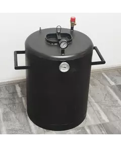 Автоклав Троян-57Э, на 57 банок, электрический, углеродная сталь, 80 л, универсальный,  для тушенки, самоприжимная крышка, фото 