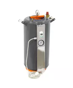 Автоклав Домашний Мастер 24 электро, на 24 банки, электрический, углеродная сталь, 40 л., для тушенки, универсальный, самоприжимная крышка, фото 