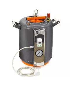 Автоклав Домашний Мастер 8 электро, на 8 банок, электрический, углеродная сталь, 24 л., для тушенки, универсальный, самоприжимная крышка, фото 