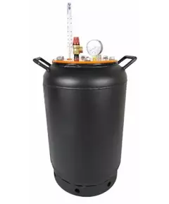 Автоклав ЛАН, на 16 банок,  газовый, углеродная сталь, для тушенки, крышка болты, фото 