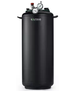 Автоклав Укрпромтех УТех40, на 40 банок, газовий, вуглецева сталь, 50 л., для тушкування, кришка болти, фото 