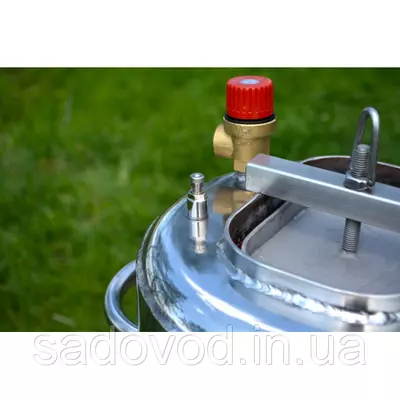 Автоклав Троян Люкс-28Э, на 28 банок, электрический, нержавейка, 35 л., универсальный, для тушенки, самоприжимная крышка, фото , изображение 5