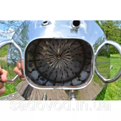 Автоклав Троян Мега-30, на 30 банок, газовий, нержавійка, 40 л., для тушонки, самопритискна кришка, фото , зображення 6