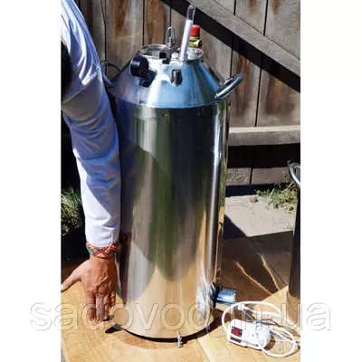 Автоклав Троян Мега-40Е, на 40 банок, електричний, нержавійка, 50 л, універсальний, для тушонки, самопритискна кришка, фото , зображення 10