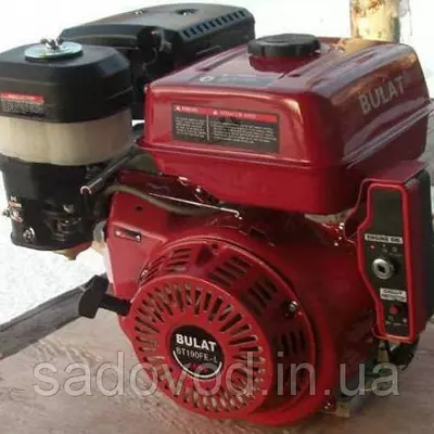 Двигатель бензиновый BULAT BT190FE-L (16 л.с., шпонка 25 мм, электростартер), фото , изображение 2