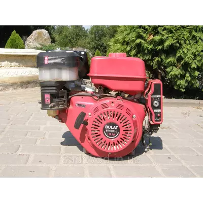 Двигатель бензиновый BULAT BT190FE-L (16 л.с., шпонка 25 мм, электростартер), фото , изображение 5