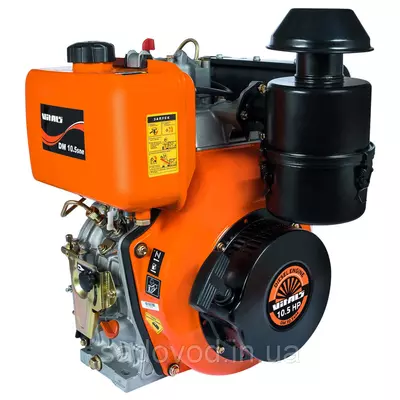 Двигатель дизельный VITALS DM 10.5sne (10.5 л.с., шлиц 25 мм, электростартер), фото 
