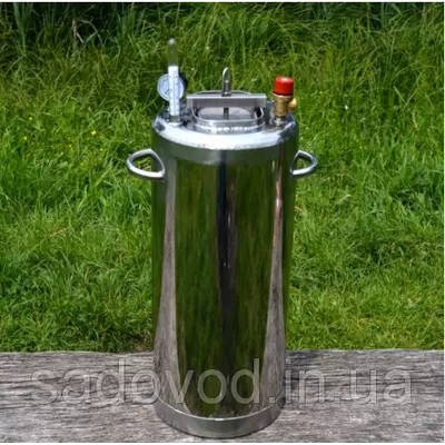 Автоклав Троян Люкс-28, на 28 банок, газовий, нержавійка, 35 л., для тушонки, самопритискна кришка, фото , зображення 2