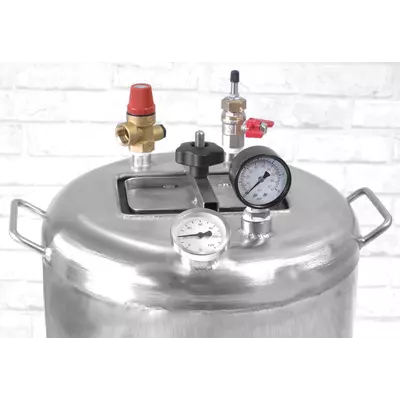 Автоклав Укрпромтех Гуд24 electro, на 24 банки, электрический, нержавейка, 35 л., универсальный, для тушенки, самоприжимная крышка, фото , изображение 2