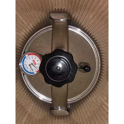 Автоклав Укрпромтех Бинго-16, на 16 банок, кассетный, газовый, нержавейка, 28 л., для тушенки, крышка винт, фото , изображение 3