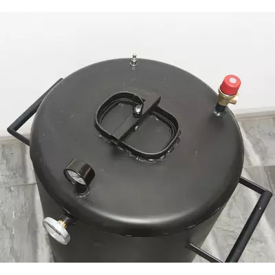 Автоклав Троян-57Э, на 57 банок, электрический, углеродная сталь, 80 л, универсальный,  для тушенки, самоприжимная крышка, фото , изображение 5