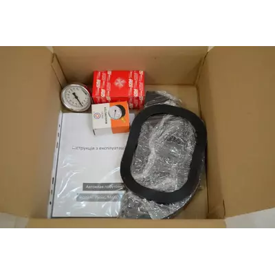 Автоклав Троян-16, на 16 банок, газовий, вуглецева сталь, 22 л., для тушонки, самопритискна кришка, фото , зображення 9