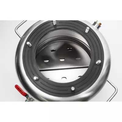 Автоклав Укрпромтех А24, на 24 банки, газовый, нержавейка, 30 л., для тушенки, крышка болты, фото , изображение 8