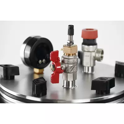 Автоклав Укрпромтех А8 electro, на 8 банок, электрический, нержавейка, 15 л., универсальный, для тушенки, крышка болты, фото , изображение 11