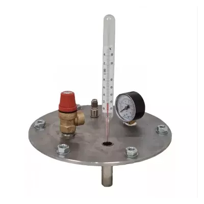 Автоклав ЛАН, на 24 банки, газовый, нержавейка, для тушенки, крышка болты, фото , изображение 2