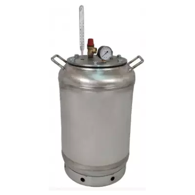 Автоклав ЛАН, на 40 банок , газовий, нержавійка, для тушонки, кришка болт, фото 