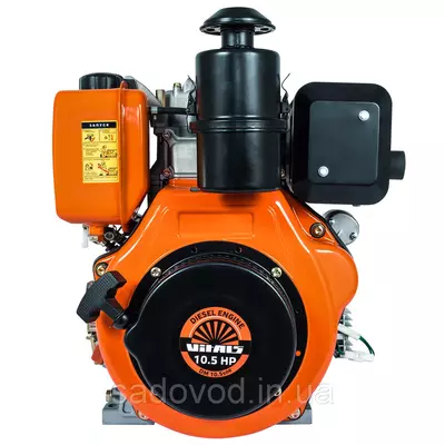 Двигатель дизельный VITALS DM 10.5sne (10.5 л.с., шлиц 25 мм, электростартер), фото , изображение 2