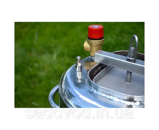 Автоклав Троян Люкс-28Э, на 28 банок, электрический, нержавейка, 35 л., универсальный, для тушенки, самоприжимная крышка, фото , изображение 5